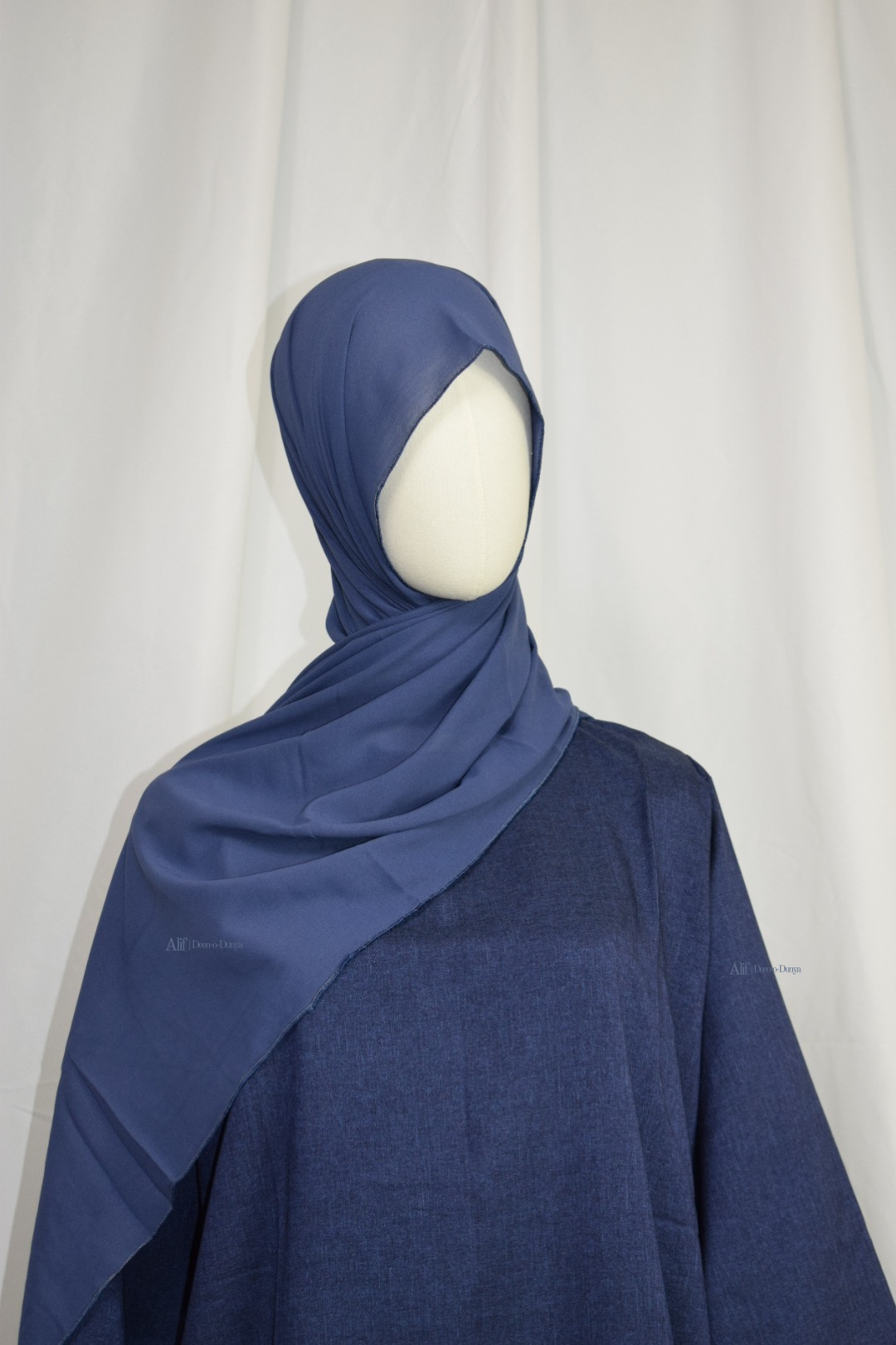 Midnight blue abaya set