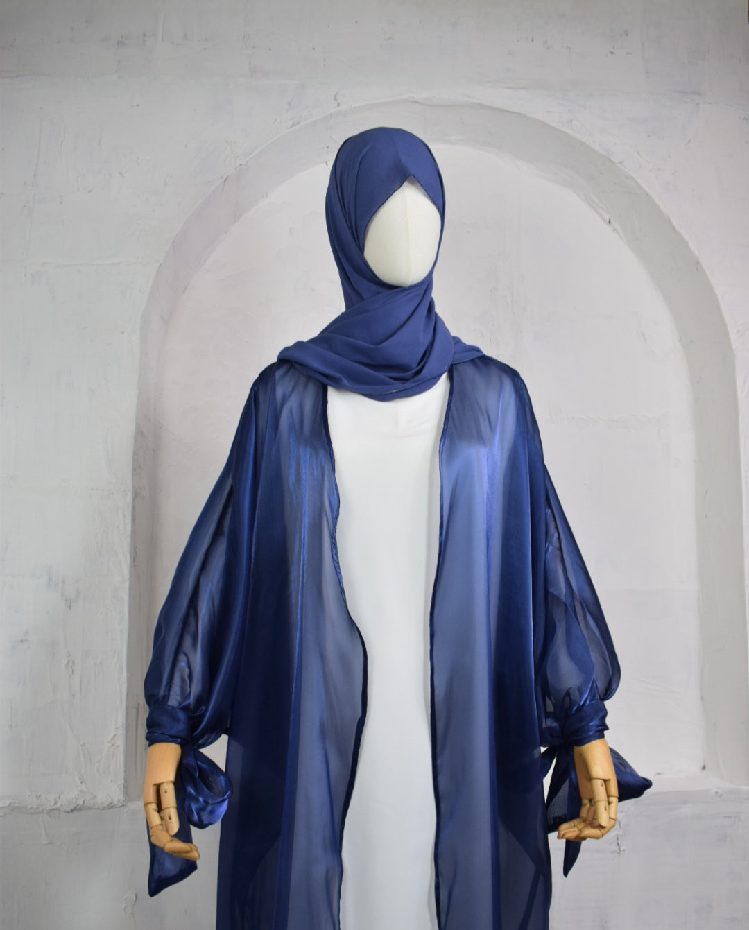 Balloon Sleeves Abaya Set