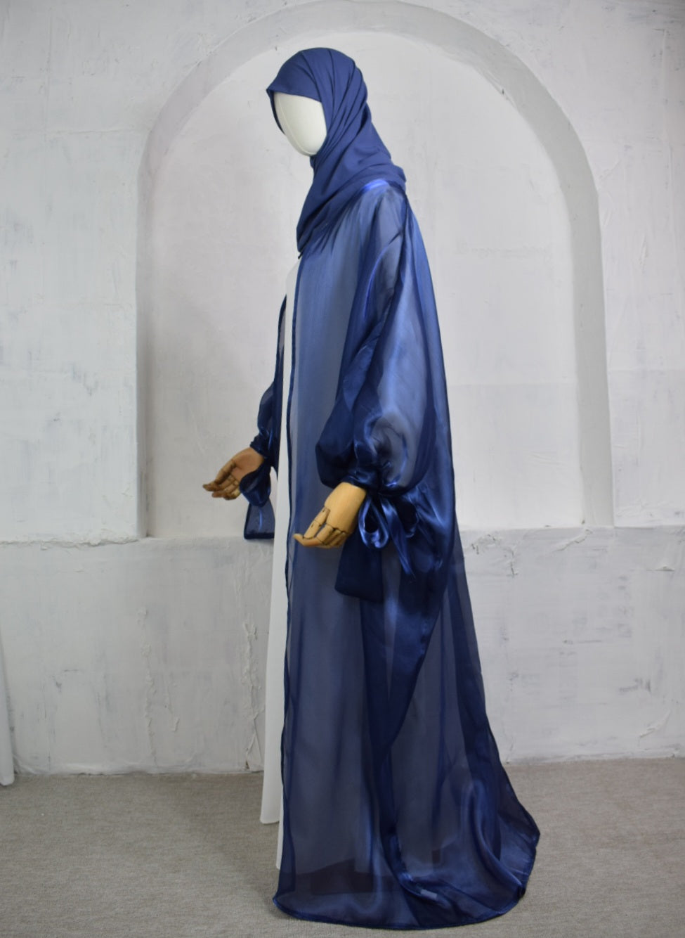 Balloon Sleeves Abaya Set