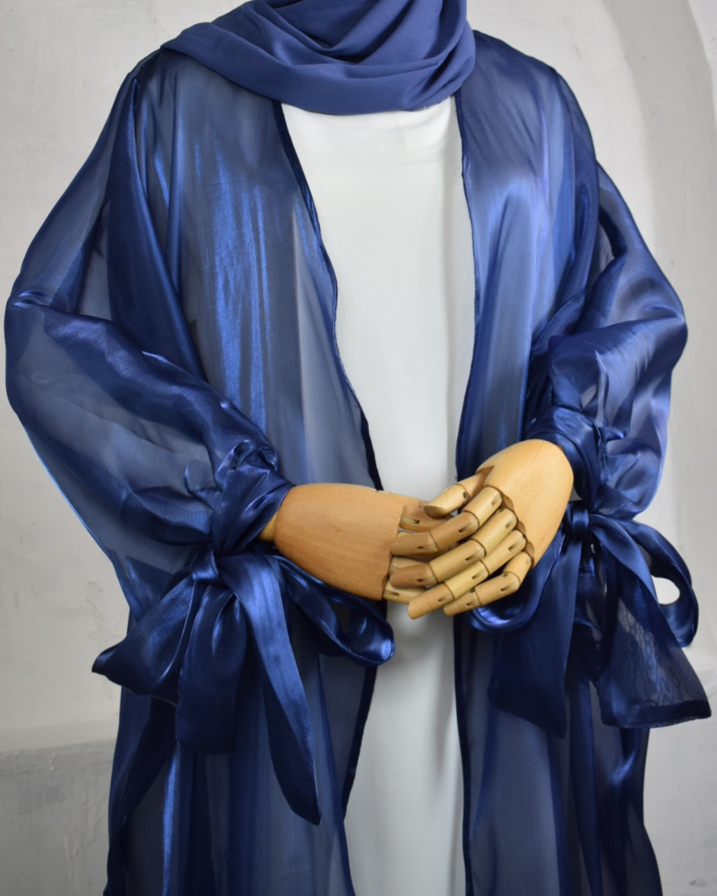 Balloon Sleeves Abaya Set
