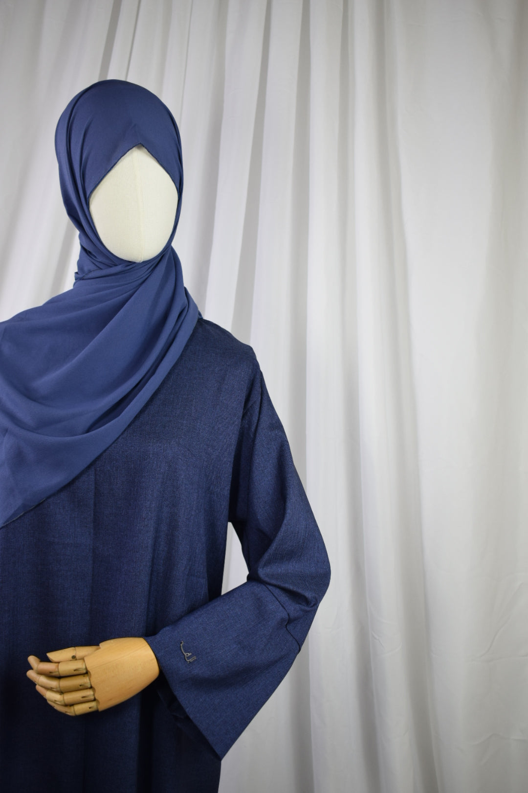 Midnight blue abaya set
