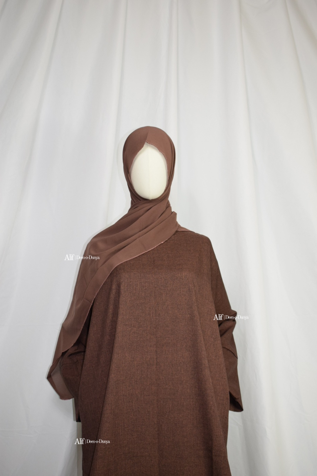 Coffee Brown abaya set