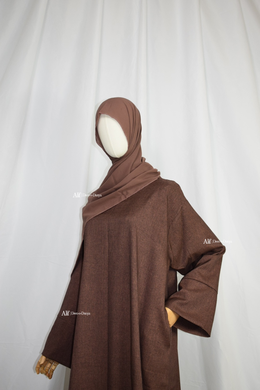 Coffee Brown abaya set