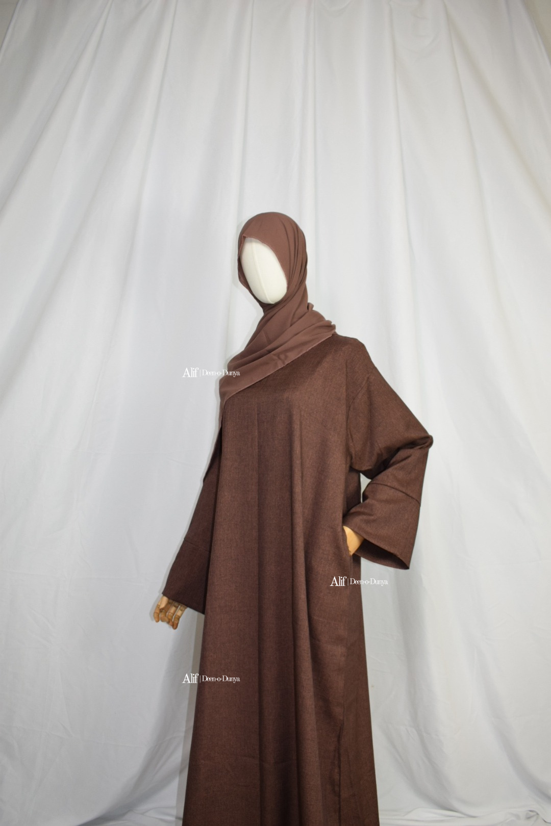 Coffee Brown abaya set