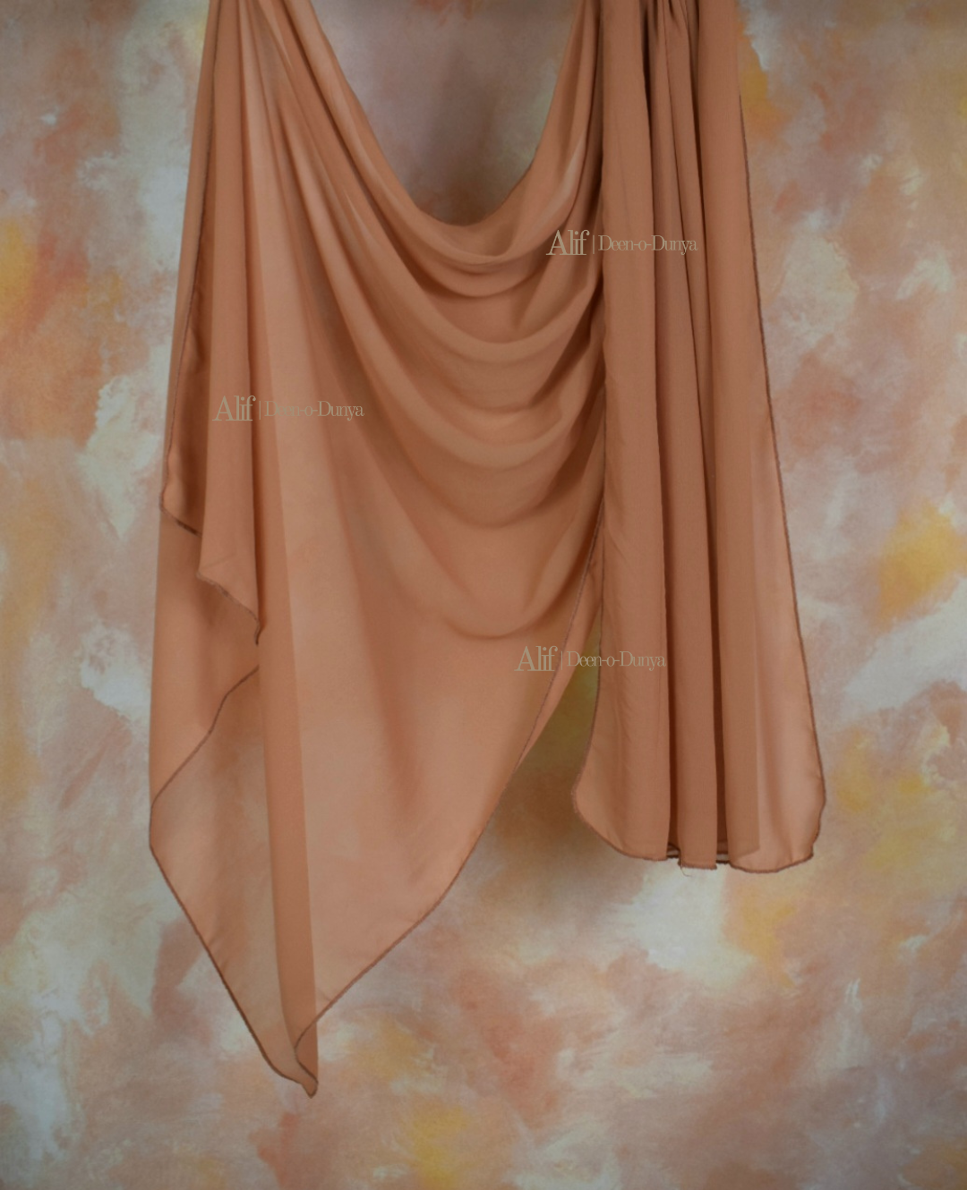 Beige Lightweight Chiffon Hijab