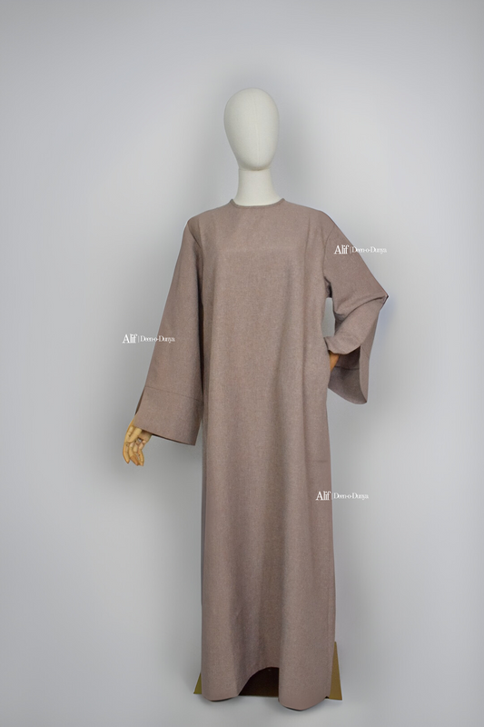 Dusty light pink abaya