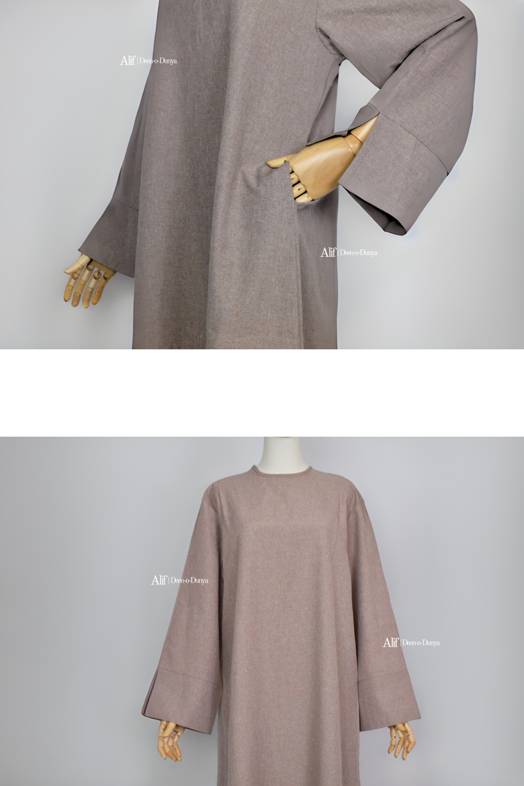 Dusty light pink abaya