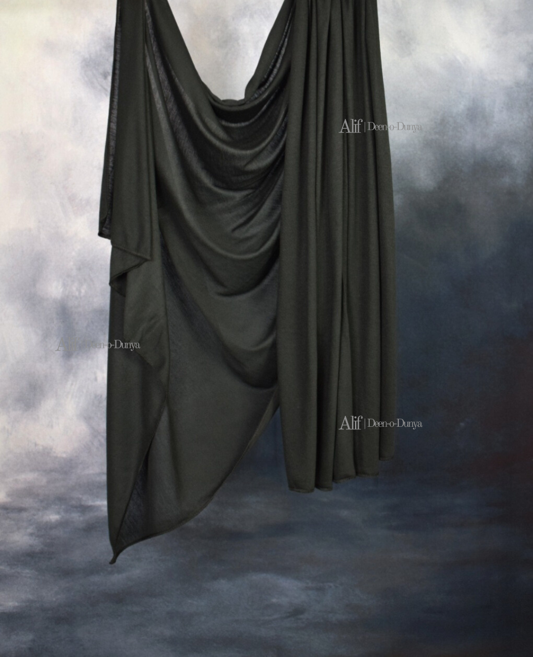 Black Lightweight Jersey Hijab