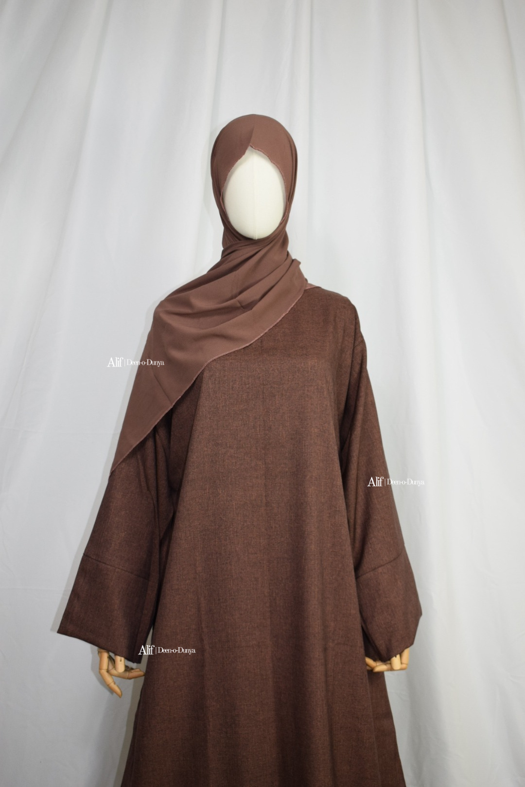 Coffee Brown abaya set