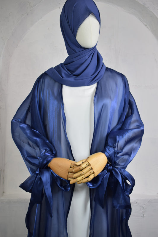 Balloon Sleeves Abaya Set